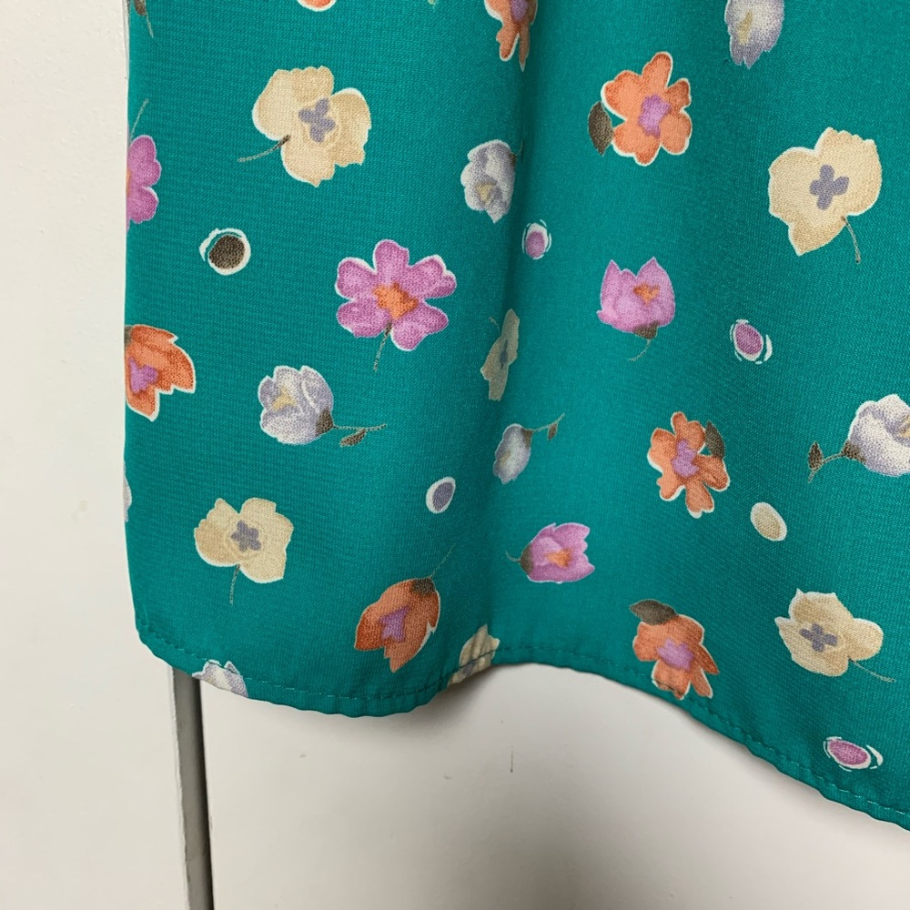 Green Floral Dress - Picture 7 of 14
